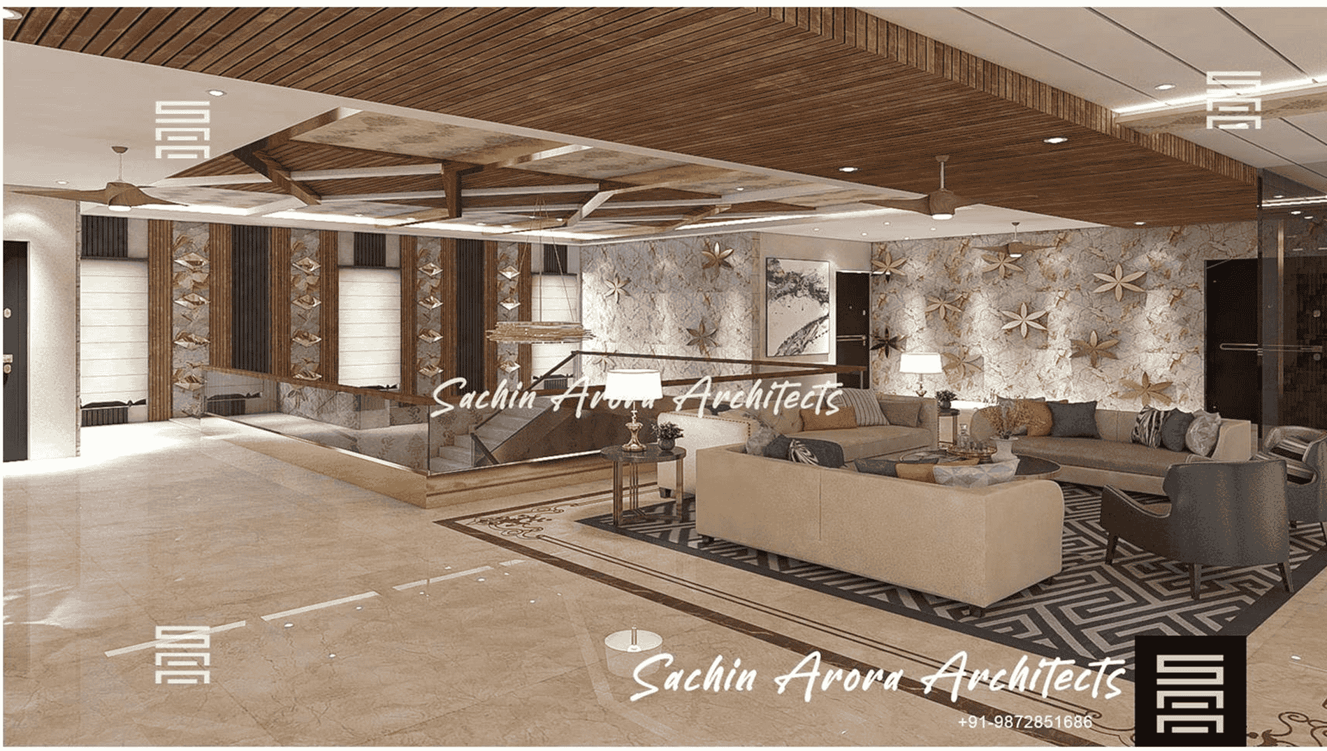 Luxurious Drawing Room Design